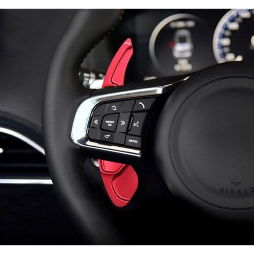 Aluminum alloy steering wheel decorative paddle shifters For JAGUAR XEL XE XF XJ F-ACE F-YPE Land Rover Range Rover Discovery