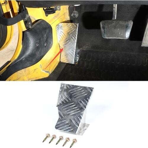 For Jeep Wrangler TJ 1997-2006 Car Left Foot Rest Pedal Cover Styling new Aluminum Alloy Accessories