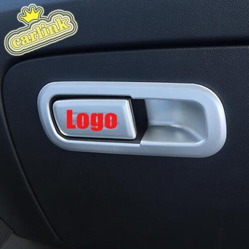 For MG ZS 2018 ABS Matte Car copilot glove Box handle bowl decoration sticker Cover Trim accessories Car Styling 2pcs