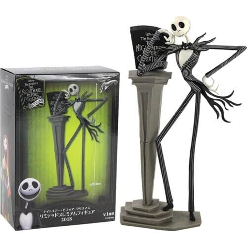 30cm The Nightmare Before Christmas Action Figure Jack Skellington Collectible Figure PVC Model Toy Gift