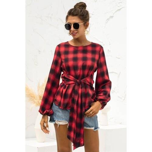 ENIMA ECO Check Blouses
