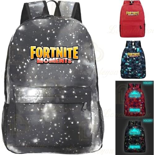 Fortnite Schoolbag Canvas Backpack Back To School Student Adult Mens Student Book Bag Large Shopping Travel Bag