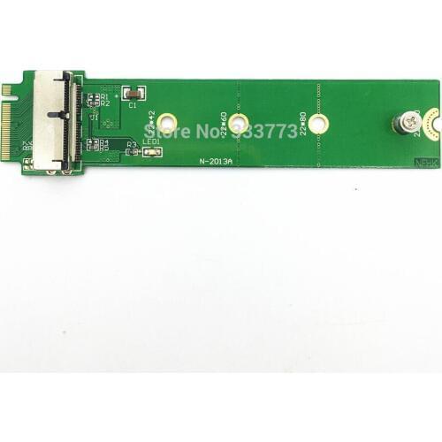 PCI Express PCI-E 4X M.2 NGFF M-Key to 2013 2014 2015 Apple Macbook SSD Convert Card for A1502 A1465 A1466