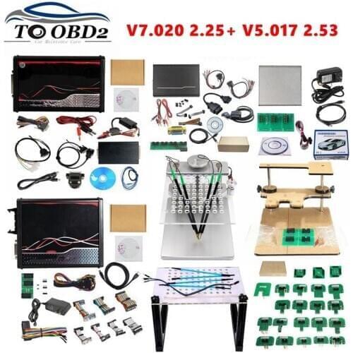 V5.017 V2.53 V7.020 V2.25 OBD2 Manager Tuning Kit V2 BDM100 ECU Programmer FGTECH Galletto 4 V54 bdm frame with 22PCS adapter
