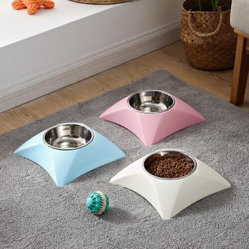 Durable Anti-skid Stainless Steel Pet Dog Food Feeder Bowl Water Disc Water Bowl Feeding Pet Cat Outdoor Indoor Bowl Non-slip