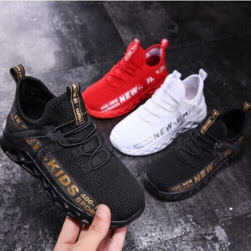 2021 New Summer Kids Running Shoes Color Matching Childrens Tennis Breathable Sport Shoes Fashion Footwear Girls Boys Sneakers
