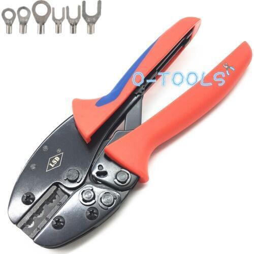 Crimping pliers cable lug crimper tool bare terminal wire plier 4-10 Square Millimeter non insulated connector hand tools S-102