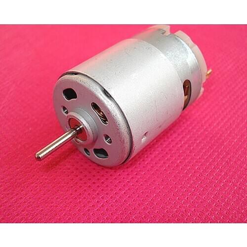 RS-385 DC Motor High Speed Ship Model Power Tools Motor, High Current Carbon Brush Motor For Household Vacuum Cleaner Hair Dryer