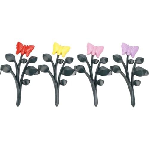 Flower Decorative Garden Border Grass Lawn Edge Fence Sunflower 59*29.5cm For Outdoor Yard Colourful 1pc Plastic Butterfly