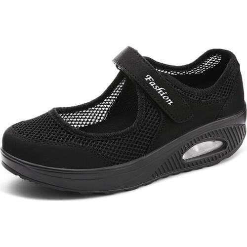 Summer Mesh Women Flat Platform Shoes Breathable Mesh Casual Sandals Shoes Fashion Woman Zapatos Mujer Ladies Womens Loafers