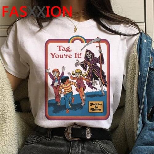 Satan Evil Horror Demon Death top tees t-shirt women tumblr aesthetic grunge graphic tees women summer top top tees plus size