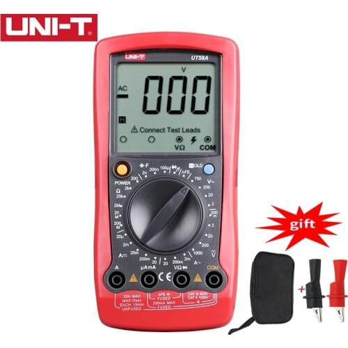 UNIT UT58A/B/C/D/E Universal Digital Multimeter Universal Digital Display Hand-held Multimeter Electric Meter The electrician