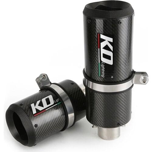 61mm/51mm Carbon Fiber Exhaust Muffler Pipe Motorcycle Universal Exhaust Tips No DB Killer Escape for YZF-R1 YZF-R3 Z900 Z1000