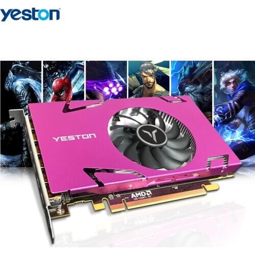 Yeston Radeon R7 350 GPU 2GB GDDR5 128bit Gaming Desktop computer PC Video Graphics Cards support Mini DP X6 use simultaneously