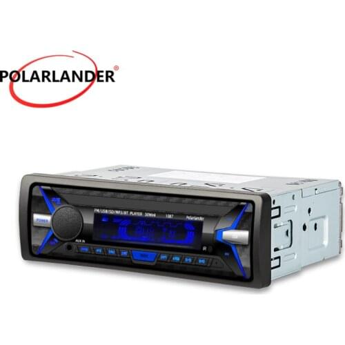 High quality Car Stereo Audio Radio SD FM USB MP3 Player bluetooth music phone remote control 1 din size RDS