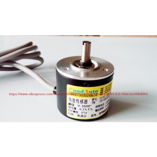 0-1800 of the multi-turn angle sensor 4-20mA output | 24V power supply