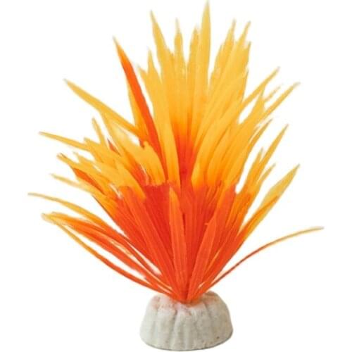 1PC Artificial Plants for Decoration Aquarium Decor Landscape Tank Ornament Fake Green Water Gardening Home Vases for Interior