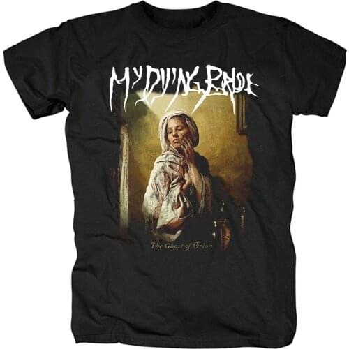 12 Designs Vintage Oil Painting My Dying Bride Streetwear Rock Brand Shirt Heavy Death Metal Punk Skateboard Goddess Tee