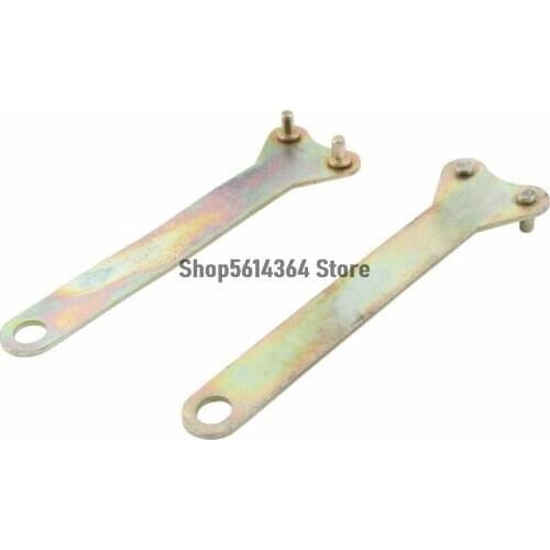 2 Pcs 4mm Dia Pin Wrench Spanner Bronze Tone for Angle Grinder Hubs