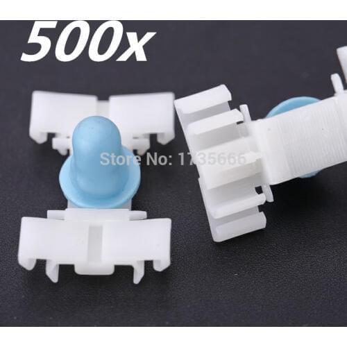 500Pcs Door Fender Moulding Trim Clip Retainer 51131960054 W/rubber Boot Set For BMW 3 Series E36 E46 325i