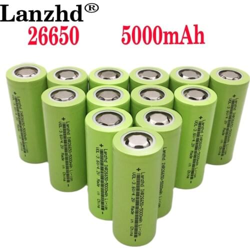 8-40PCS 26650 lithium li 50A 26650 battery power battery 3.7V 5000mAh rechargeable battery suitable for flashligh power TOOLS