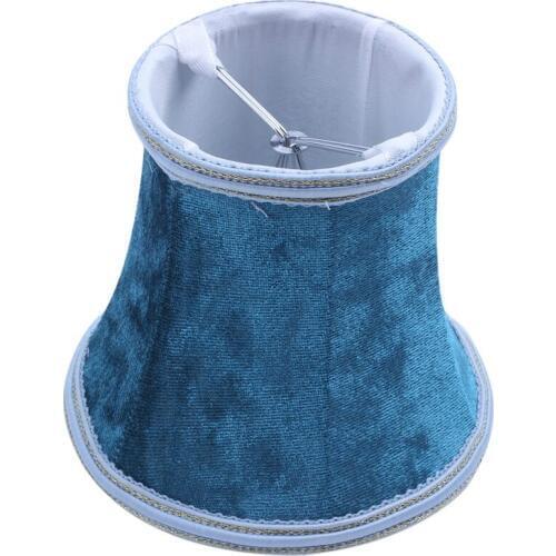 Promotion! Fabric Clip On Lamp Shade, E14 Handmade Lampshade For Modern European Style Wall Sconce Lamp, Crystal Lamp, Candle La