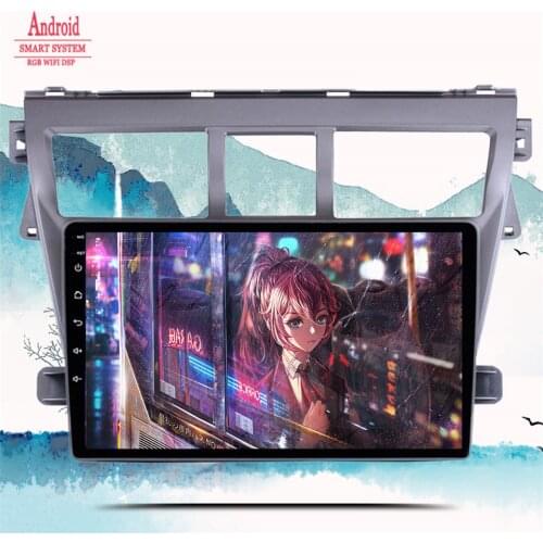Car Radio Multimedia Player For Toyota Vios Yaris 2007 2008 2009 2010 2011 2012 2013 Android Navigation GPS 2 din DVD Head Unit