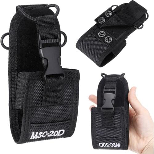 Walkie-Talkie Case Holder Radio Pouch Walkie Talkie Bag Holder Pocket Military Belt Pouch Bags Use For Baofeng Motorola Kenwood