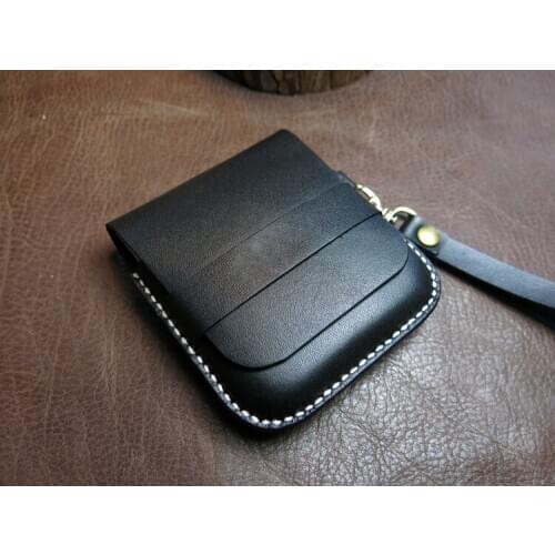 For Samsung Z Flip Folding Screen Phone Dedicated Genuine Leather Case Leather Case F7000 Cover Phone Case Shatterproof Case