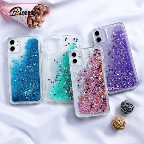 Liquid Dynamic Quicksand Case For Iphone 12 Pro Cases Glitter Fundas Iphone 11 Pro Max Mini XR 7 8 SE 2020 X XS 6 6s Plus Cover