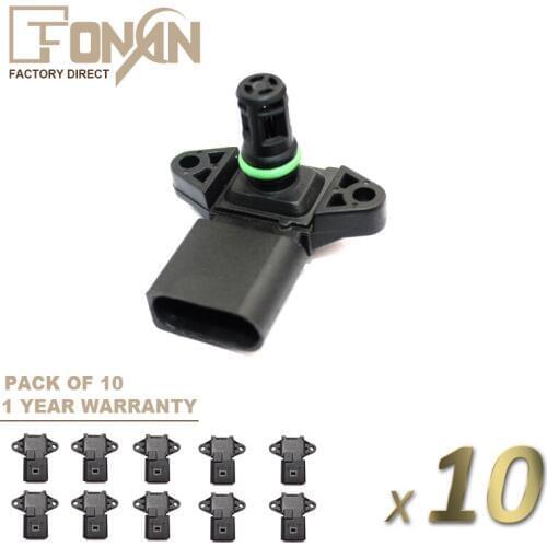 MAP Intake Manifold Pressure Sensor for Audi Seat Skoda VW Gen 2 Exora 03D906051 03D906051A 5WK96932 PW811648 5WK96816