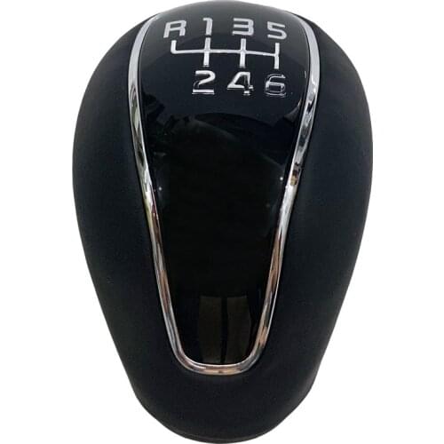 For Kia Forte Cerato K3 Ceed 2012-2016 Leather Manual Stick Gear Shift Knob Lever Shifter 6 Speed For Hyundai Creta IX25