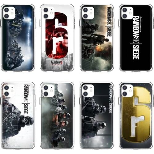 For Samsung Galaxy A12 A31 A41 A51 A71 A20e A21s M30 A10 A30 A40 A50 A60 A70 Housing Rainbow-Six-Siege-Operation-Black-Ice