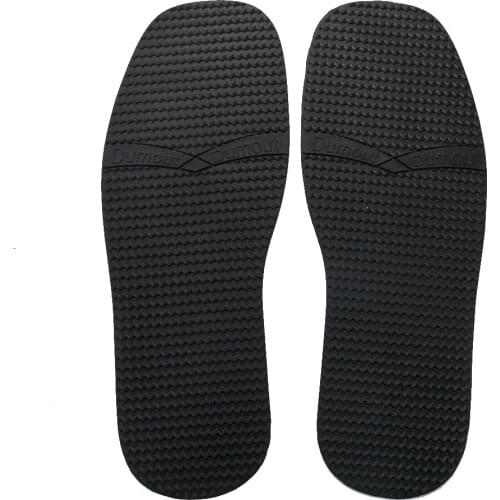 1 Pair Full Sole Repair Leather Shoes Rubber Sole Heel Pad Replacement Outsoles Shoe Mat Pad Anti Slip Protector Flat Heel Stick