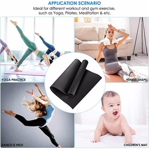 4MM TPE Yoga Mat with Position Line Non Slip Carpet Beginner Mat Environmental Fitness Gymnastics Anti-Slip Yoga Mats Anti-Slip