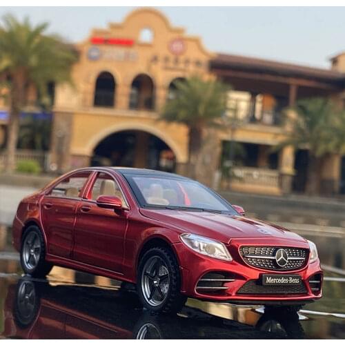 1/32 Benz C260L Simulation Alloy Car Model 6 Doors Open Sound Light Metal Car Toys Boy Gift Collection Diecasts & Toy Vehicles