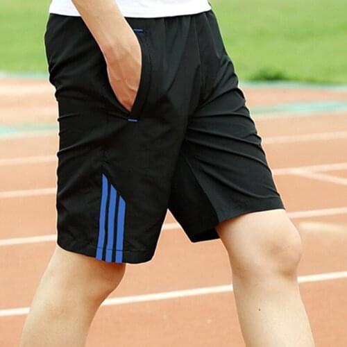 Fashion Striped 2021 New Run Shorts Mens Running Gym Summer Quick Drying Clothes Casual Man Pocket Loose Shorts Plus Size 4XL