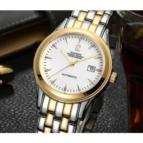 40MM SANGDO mens watch Sapphire Crystal Automatic Self-Wind movement High quality Luxury Auto Date Mechanical watches 42S