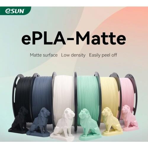 SaleseSUN 3D Printer Filament PLA Matte 1.75mm 1KG (2.2 LBS) Spool 3D Printing Material For 3D Printers