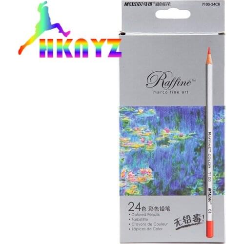 1sets Marco Raffine 48/72Colors Non-toxic Color Pencil lapis de cor Professional Colored Pencils for School Supplies Wholesale