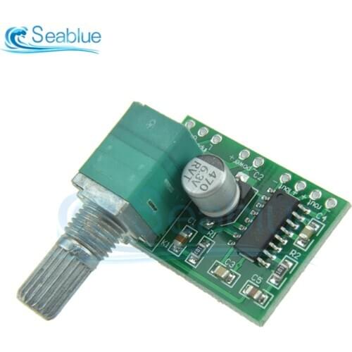 PAM8403 5V Power Audio Amplifier Board 2 Channel 3W W Volume Control With Potentiometer Switch / USB Power