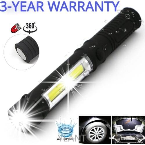 YLANT 2000 Lumens Mini Portable lanterns Working Inspection Torches COB LED Multifunction Maintenance flashlight Magnetic Base