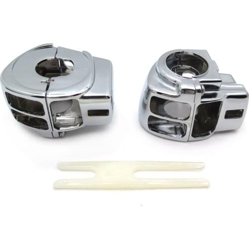 Aftermarket free shipping motor part CHROMED Switch Housing Cover For 1996-2013 Harley Davidson Electra Glide Classic FLHTC