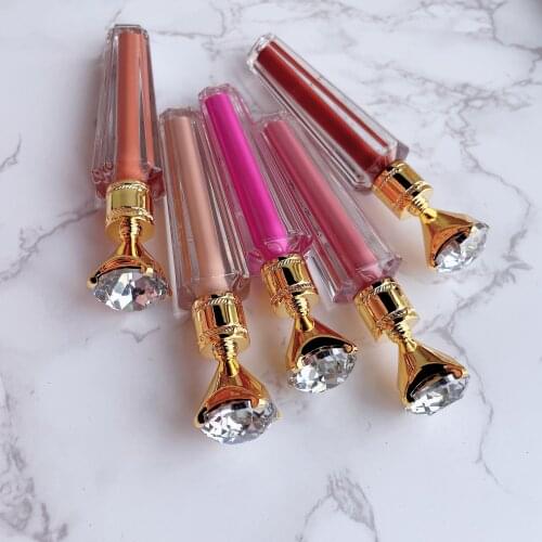 Crown Luxury Matte Liquid Lipstick Waterproof Long Lasting Sexy Makeup Lipgloss Vegan Custom Private logo