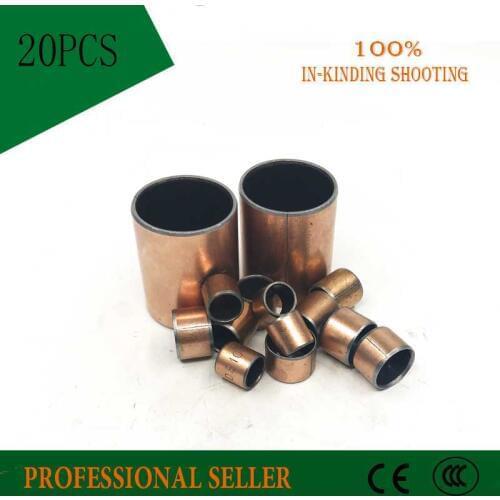SF-1 2010 Oilless bush DU Self-lubricating bushing Sintered bush Size 20*23*10mm