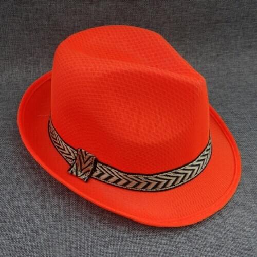 2020 New Spring Summer Retro Mens Hats Fedoras Top Jazz Solid Hat Adult Bowler Hats Classic Version chapeau Straw Hats