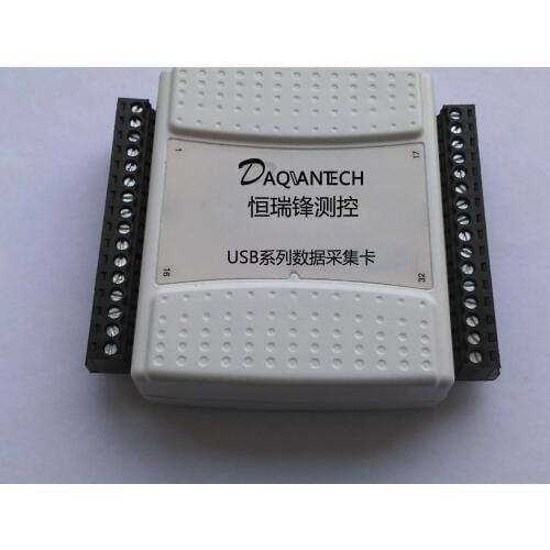 USB-6009 USB data acquisition card DAQ 8-channel 14-bit AD 48K Real-time sampling 2DA 12DI/DO Labview, Replace NI USB-6009