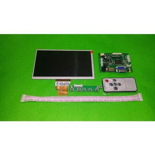 For INNOLUX 7.0" inch Raspberry Pi LCD Display Screen TFT LCD Monitor AT070TN90 + Kit HDMI VGA Input Driver Board Free Shipping