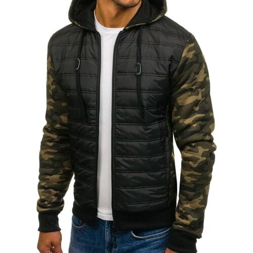 ZOGAA Men's Bomber Hoodies