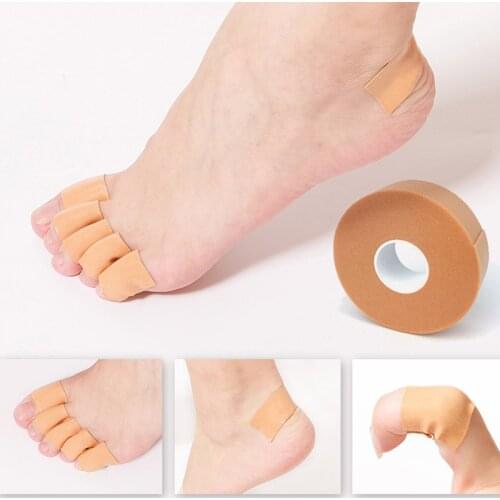 1 Roll 2.5cm*5m Rubber Plaster Tape First Aid Kits Self-adhesive Elastic Wrap Anti-wear Waterproof Heel Foot Pad